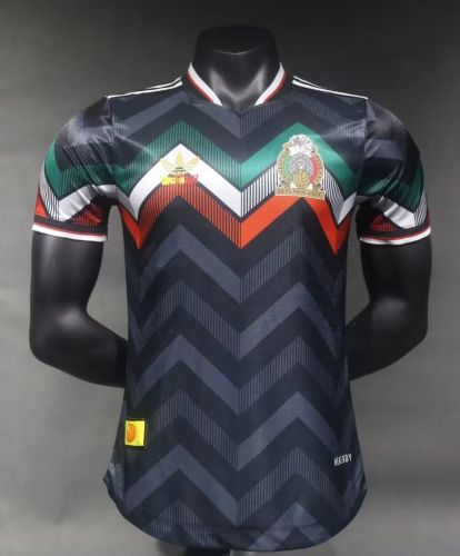 Player Version Mexico 2024 Black Dragon Ball Version Soccer Jersey Adulto Camiseta de Futbol