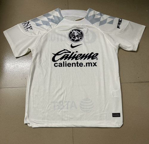 Fan Version 2024-2025 Club America Aguilas White Goalkeeper Soccer Jersey Football Shirt