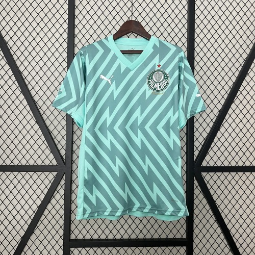 Fan Version 2024-2025 Palmeiras Green Goalkeeper Soccer Jersey Football Shirt