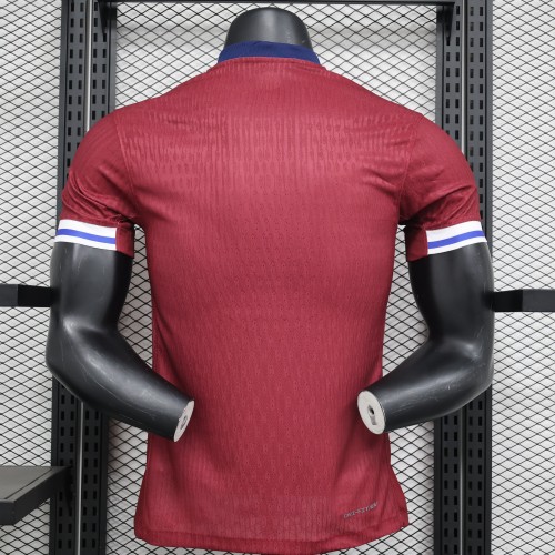 Player Version Norway 2024 Home Soccer Jersey Football Shirt