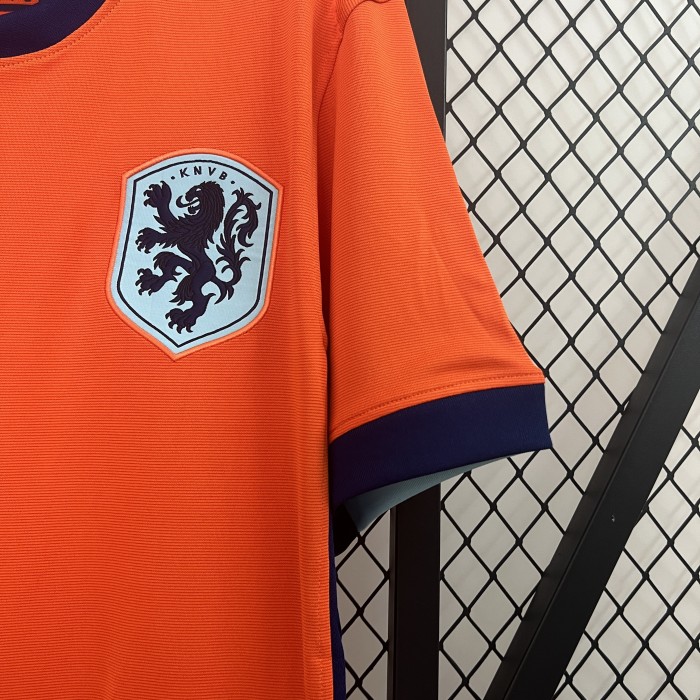 Fans Version 2024 Netherlands Home Soccer Jersey Holland Football Shirt