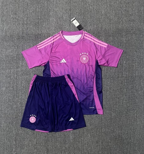 Adult Uniform Germany 2024 Away Soccer Jersey Shorts Football Set