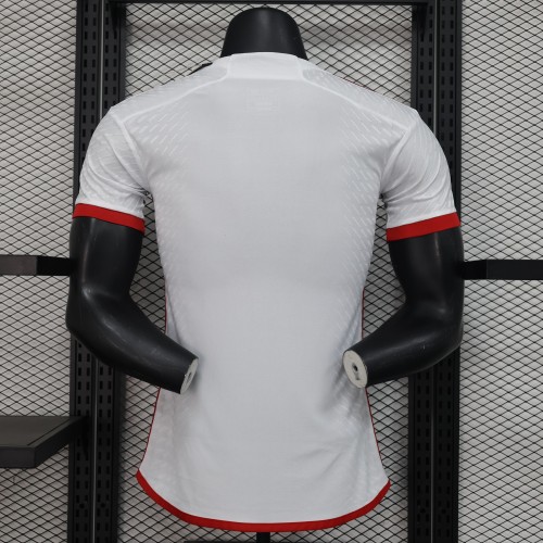 without Sponor Logo Player Version 2024-2025 Flamengo Away White Soccer Jersey Football Shirt
