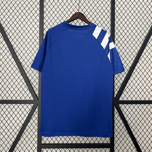 Retro Jersey 1992-1993 Real Zaragoza Away Blue Soccer Jersey Vintage Camisetas de Futbol