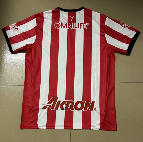 Fan Version 2024-2025 Chivas Home Soccer Jersey Football Shirt