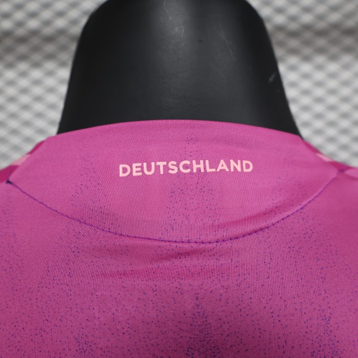 Long Sleeve Player Version Germany 2024 Away Soccer Jersey Deutsch Football Shirt