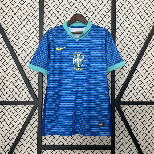 Fan Version 2024 Brazil Away Soccer Jersey Brasil Camisetas de Futbol