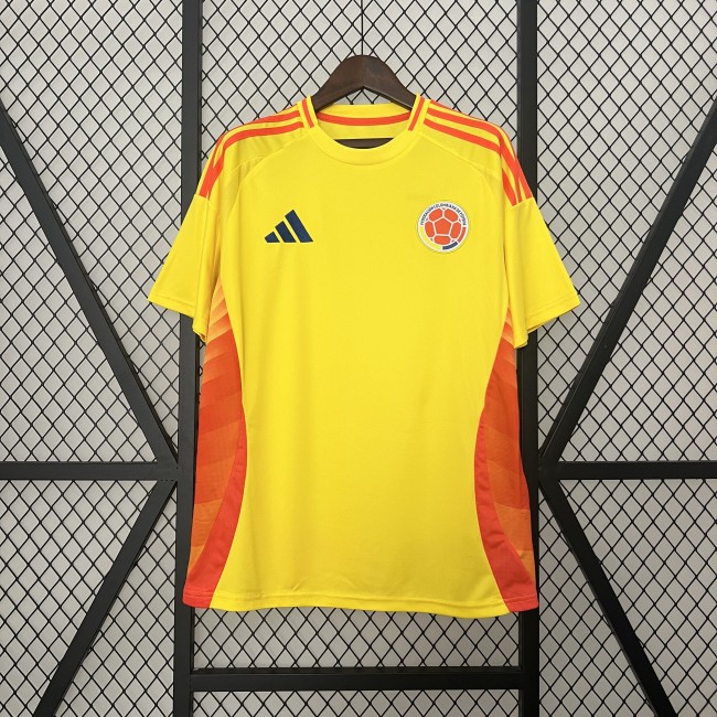 Fan Version Colombia 2024 Home Soccer Jersey Camisetas de Futbol
