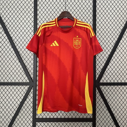 Fan Version Spain 2024 Home Soccer Jersey España Camisetas de Futbol