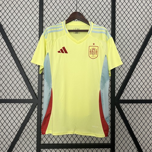 Fan Version Spain 2024 Away Soccer Jersey España Camisetas de Futbol