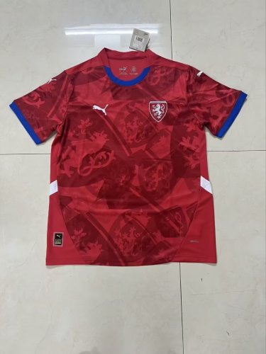 Fan Version Czech 2024 Home Soccer Jersey Football Shirt