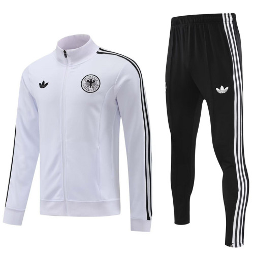 2024 Germany White Soccer Training Jacket and Pants