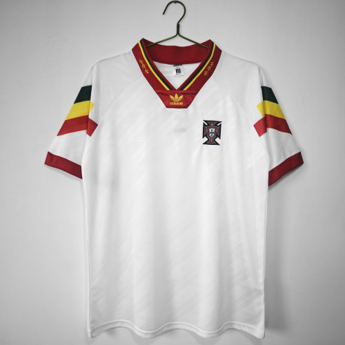 Retro Jersey 1992-1994 Portugal Away White Soccer Jersey Vintage Football Shirt