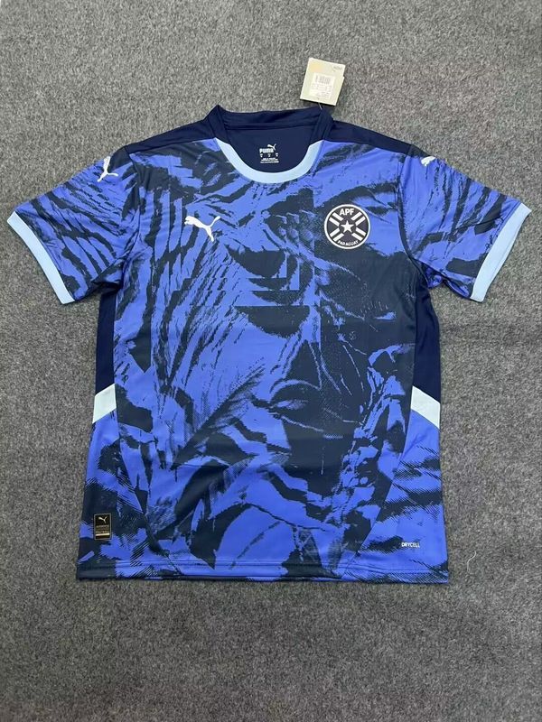 Fans Version 2024 Paraguay Away Soccer Jersey Football Shirt