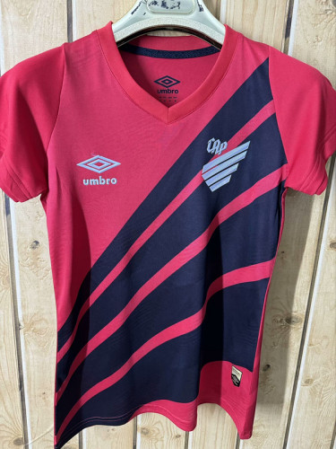 Women Athletico Paranaense 2024-2025 Home Soccer Jersey Girl Football Shirt