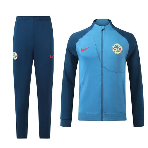 2024 Club America Blue Soccer Training Jacket and Pants