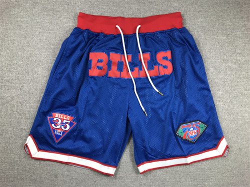 with Pocket Buffalo Bills Blue NFL Shorts