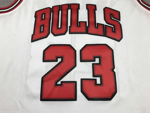 with New Material Chicago Bulls 23 JORDAN White Basketball Shirt NBA Jersey