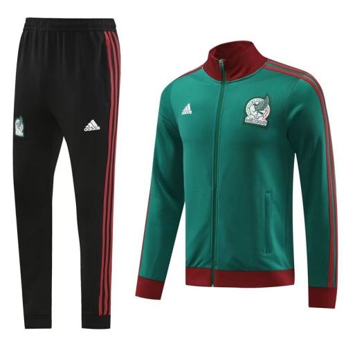 2024 Mexico Dark Green Soccer Training Jacket and Pants