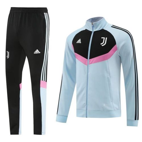 2024 Juventus Grey/Black Soccer Training Jacket and Pants