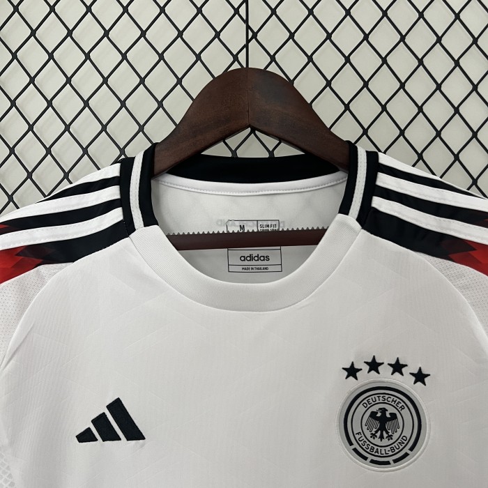 Women Germany 2024 Home Soccer Jersey Girl Football Shirt