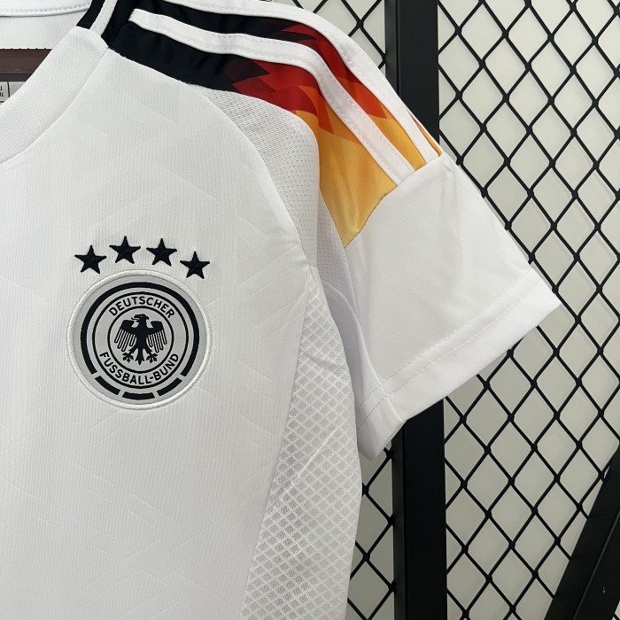 Women Germany 2024 Home Soccer Jersey Girl Football Shirt