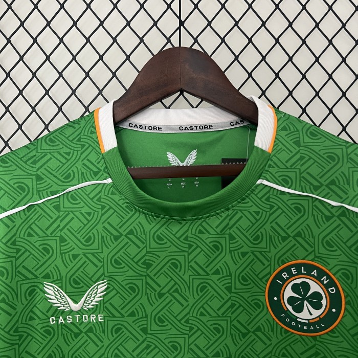 Fans Version Ireland 2024 Home Soccer Jersey Football Shirt