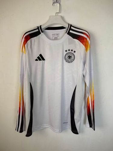 Long Sleeve Fan Version Germany 2024 Home Soccer Jersey Deutsch Football Shirt