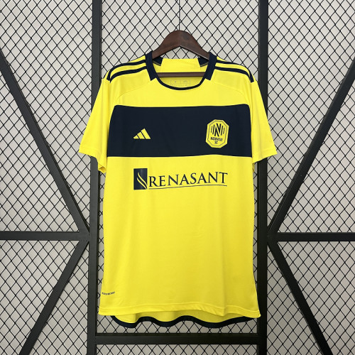 Fans Version 2024-2025 Nashville Home Soccer Jersey Football Shirt
