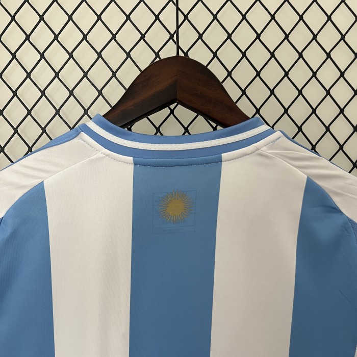 Women Argentina 2024 Home Soccer Jersey Girl Football Shirt