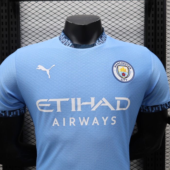 Player Version Manchester City 2024-2025 Home Soccer Jersey Man City Football Shirt