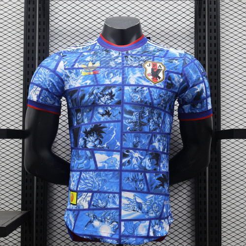 Player Version Japan 2024 Blue Seven Dragon Ball Version Soccer Jersey Football Shirt
