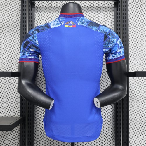Player Version Japan 2024 Blue Seven Dragon Ball Version Soccer Jersey Football Shirt