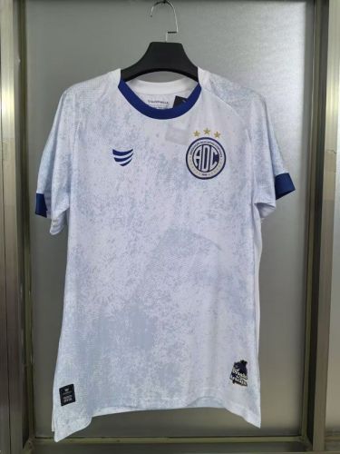Fan Version 2024-2025 Associação Desportiva Confiança Away White Soccer Jersey Football Shirt