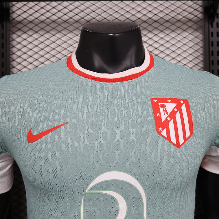 Player Version 2024-2025 Atletico Madrid Away Soccer Jersey Football Shirt