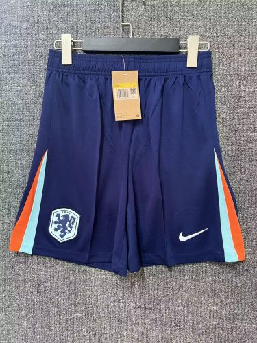 Fan Version Netherlands 2024 Away Soccer Shorts Football Shorts
