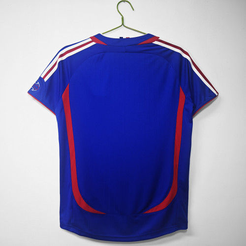 Retro Shirt 2006 France Home Soccer Jersey Vintage Football Shirt