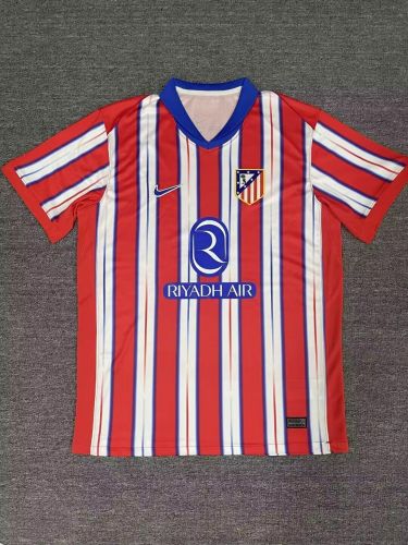Fan Version 2024-2025 Atletico Madrid Home Soccer Jersey Football Shirt