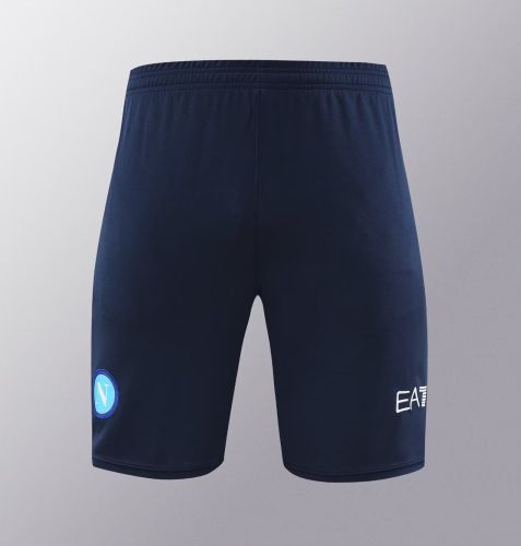Fan Version Napoli 2024 Dark Blue Soccer Training Shorts Football Shorts