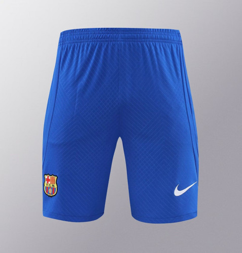 Fan Version Barcelona 2024 Blue Soccer Training Shorts Football Shorts