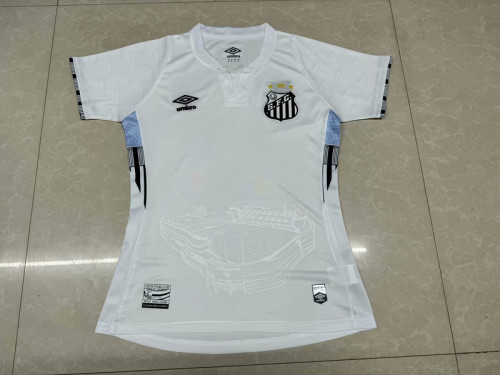 Women Santos 2024-2025 Home Soccer Jersey Girl Football Shirt
