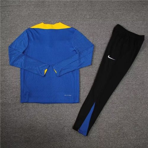 2024 Inter Milan Blue Soccer Training Sweater and Pants