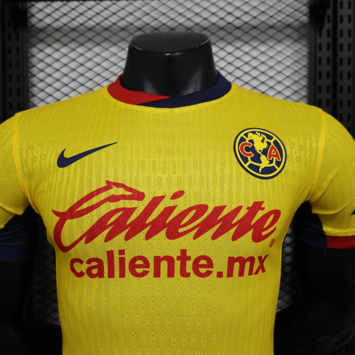 Player Version 2024-2025 Club America Aguilas Home Soccer Jersey Football Shirt