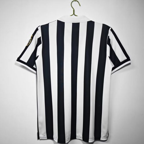 with Scudetto Patch Retro Jersey 1998-1999 Juventus Home Soccer Jersey Vintage Football Shirt