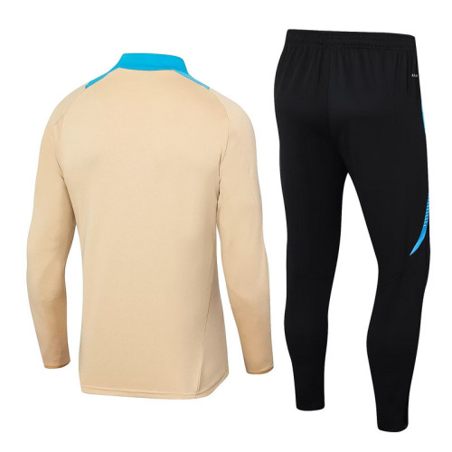 2024 Argentina Yellow/Blue Soccer Training Sweater and Pants