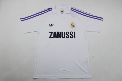 Retro Jersey 1984-1985 Real Madrid Home Soccer Jersey Vintage Football Shirt