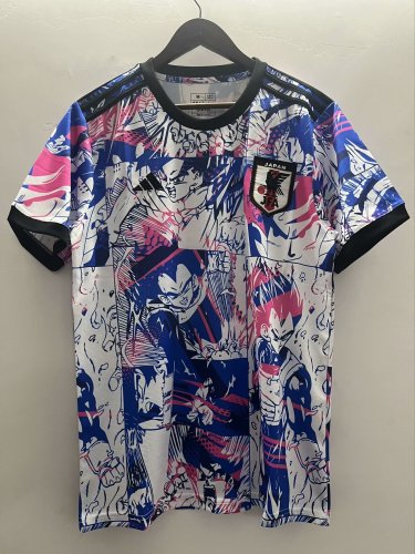 Fan Version Japan 2024 Cartoon Colorful Soccer Jersey Football Shirt