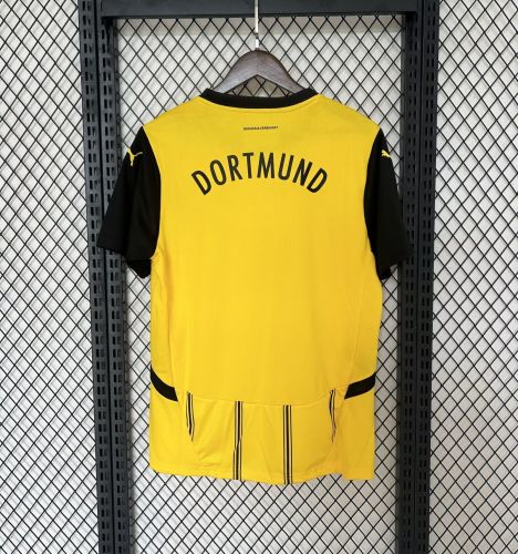 Fan Version 2024-2025 Borussia Dortmund Home Soccer Jersey BVB Football Shirt