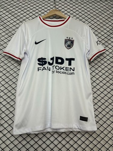 Fans Version 2024-2025 Johor Darul Takzim Away White Soccer Jersey Football Shirt