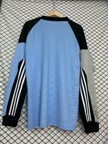 Long Sleeve Retro Jersey 1995-1996 Newcastle United Blue Goalkeeper Soccer Jersey Vintage Football Shirt